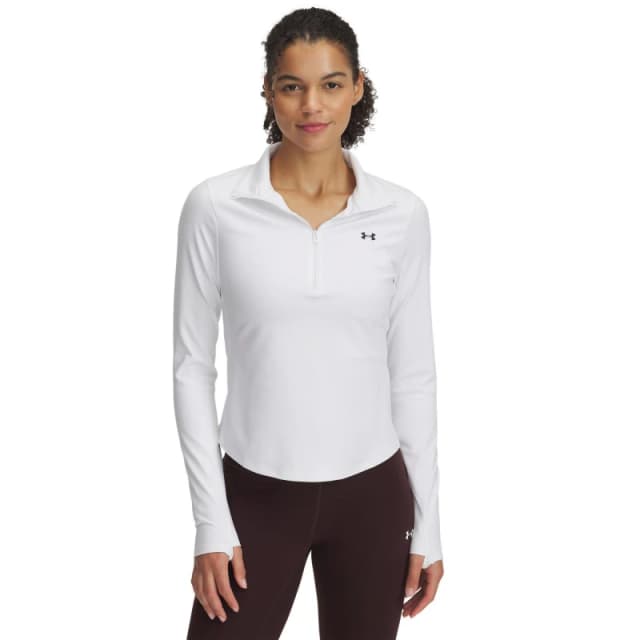 Under Armour Womens Motion 2 Zipped Performance Tracksuit Top White female 14 (L)