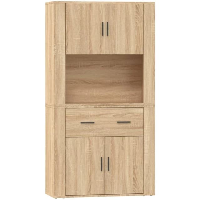 VIDAXL Highboard Sonoma Oak Engineered Wood Vidaxl 3185370