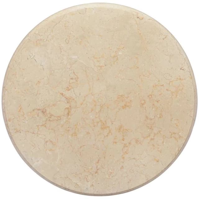 VIDAXL Table Top Cream Ø50x2.5cm Marble vidaXL 8720286301036