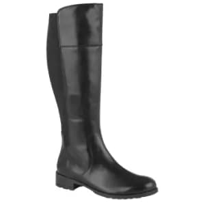 Cipriata Womens/Ladies Silvia Leather High Leg Boots (7 UK) (Black)