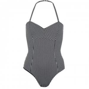 Seafolly Overboard Bandeau Swimsuit - Black