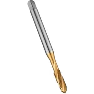 E212 M5X0.8MM HSS-E Metric Coarse Spiral Flute Machine Tap - TiN Coated DIN 371