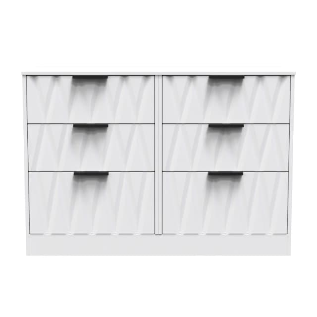 Ready Assembled 2 U Washington 6 Drawer Wide Chest (Ready Assembled) in White White Unisex