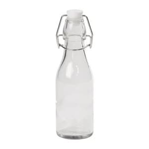 Tala Clip Top Ceramic Lid Cordial Bottle, 270ml Clear