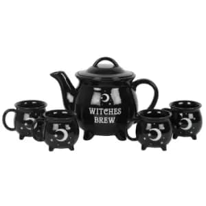 Witches Brew Ceramic Black Tea Set