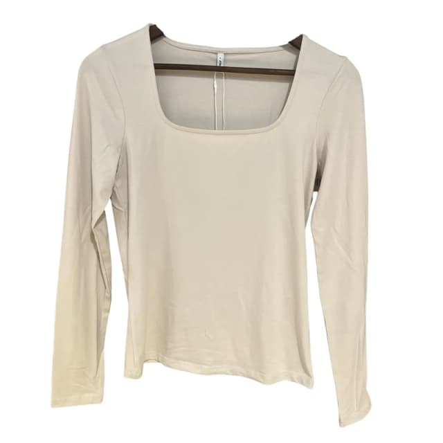 Only Womens long sleeve T-Shirt Only Onlsigne Jrs Beige Female XS