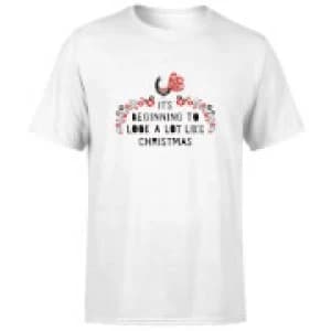 It's Beginning To Look A Lot Like Christmas T-Shirt - White - 3XL