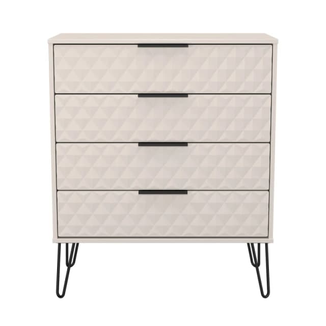 Ready Assembled 2 U Islay 4 Drawer Chest (Ready Assembled) in Taupe Size: Medium Taupe Unisex Medium
