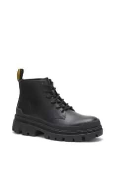 Black Hardwear Leather Mid Boots