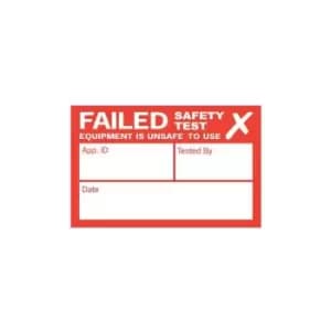 Kewtech - 250FAIL Appliance Fail Labels 250 Per Roll - n/a