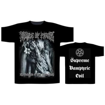 Cradle Of Filth - Supreme Vampiric Evil Unisex Large T-Shirt - Black