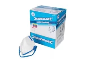 Silverline 868550 Fold Flat Face Mask FFP2 NR 50 pack
