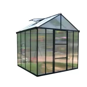 Palram Glory Greenhouse 8 x 8 - Grey