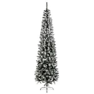 Premier Housewares Premier Decorations Ltd Flocked Spruce Pine Flocked - 6ft5