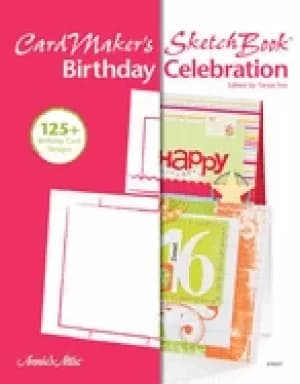 cardmakers sketch book birthday celebration