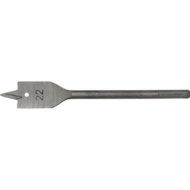 Loops 22 x 152mm Fully Hardened Wood Drill Bit - Hex Shank - High Performance Woodwork Multi