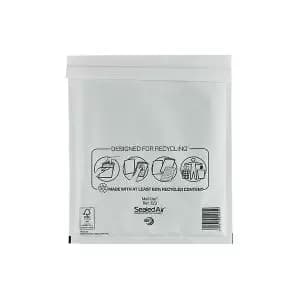 Mail Lite Bubble Postal Bag White E2-220x260 Pack of 100 101098083