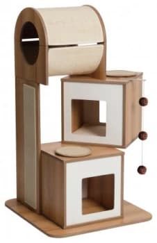 Vesper Walnut Cat Tower.