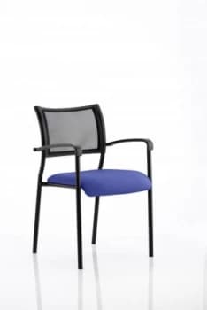 Brunswick Bespoke Colour Seat Black Frame Stevia Blue
