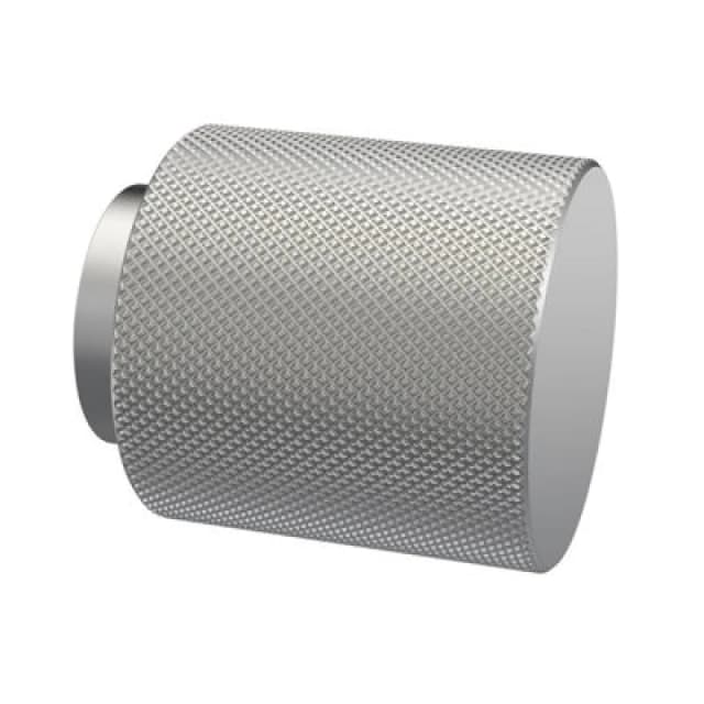 Balterley Knurled Indented Round Knob, 30mm - Satin Nickel