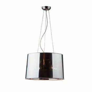 London Cromo 5 Light Round Ceiling Pendant Chrome, E27