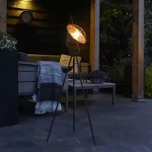 Solar LED Garden Studio Lamp Dresden - Black - Luxform