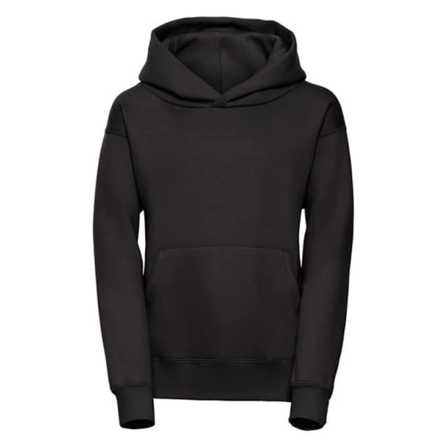 JERZEES Plain Hoodie in Black Size: 3-4 Years Black Unisex 3-4 Years
