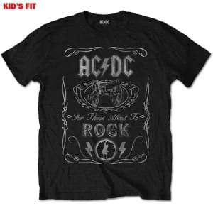 AC/DC - Vintage Cannon Swig Kids 3 - 4 Years T-Shirt - Black