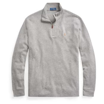 Polo Ralph Lauren Estate Fleece Quarter Zip Sweater - Met Grey Hthr
