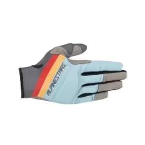 Alpinestars Aspen Pro Mountain Bike Gloves in Anthracite Stillwater Red Och