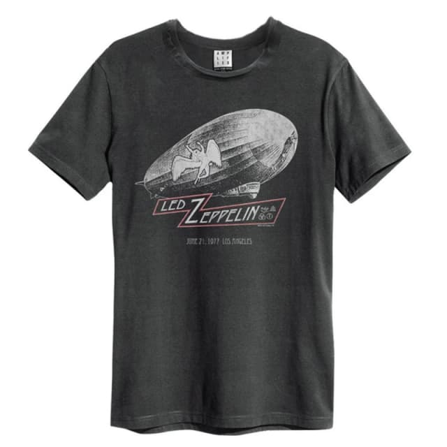 Amplified Amplified Men Dazed And Confused LED Zeppelin T-Shirt in Charcoal Size: Small Charcoal S Male 5063470364985