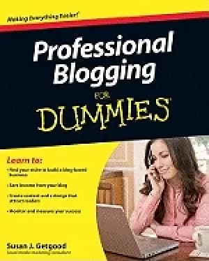 professional blogging for dummies