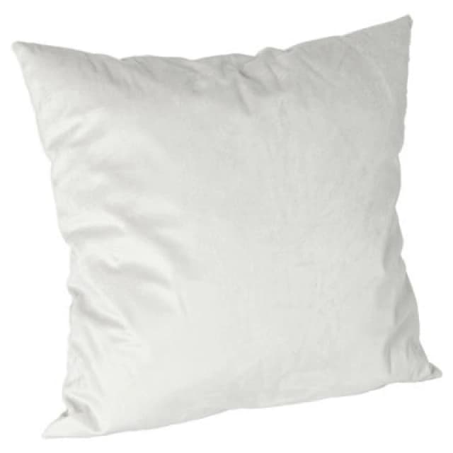 Nicola Spring Square Velvet Cushion - 55Cm X 55Cm - Cream