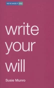 Write Your Will by Susie Munro Book