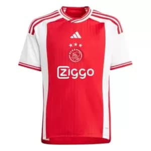 adidas Ajax Amsterdam Home 2023 2024 Jersey Juniors - White