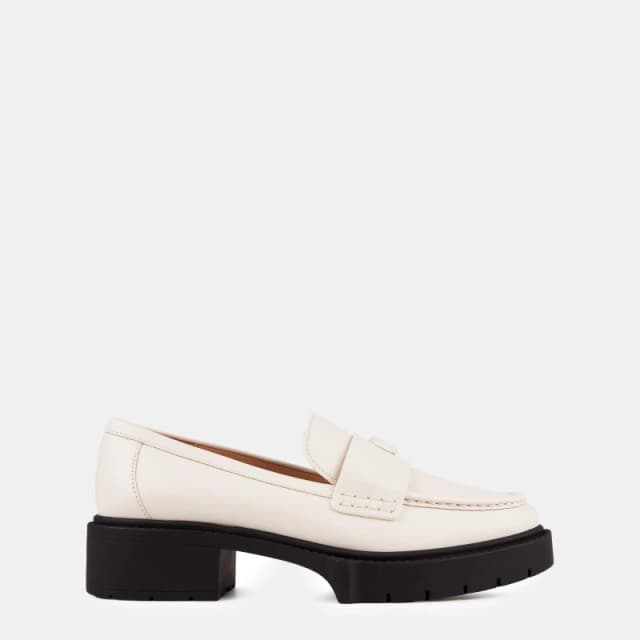 Coach Leah Loafer Chalk female UK7/EU39.5