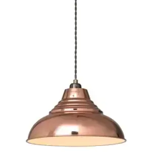 Village At Home Vintage Pendant Shiny Copper