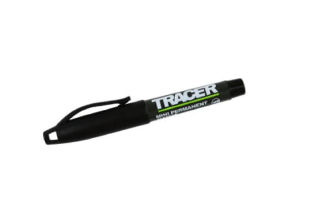 Tracer Black Fine Tip Permanent Fibre Marker Pen