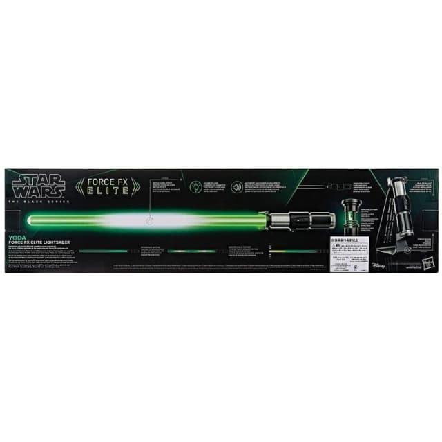 Star Wars The Black Series Force FX Elite Yoda Lightsaber Black One Size