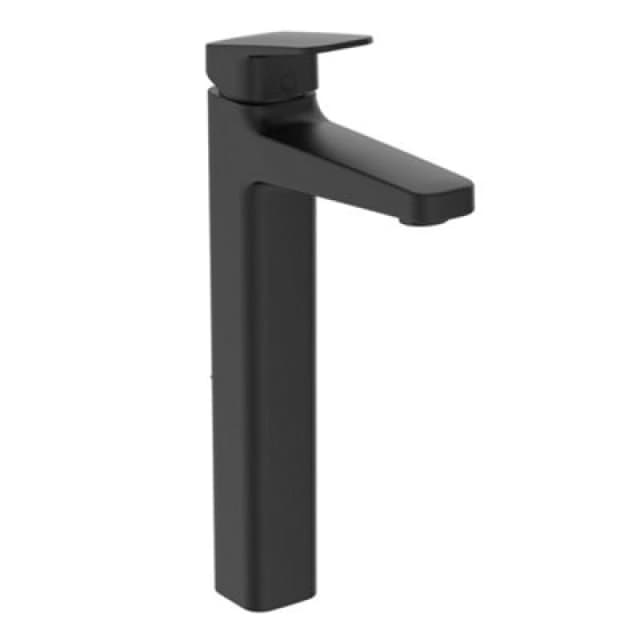 Ideal Standard Ceraplan Tall Black Square Basin Mono Mixer Tap