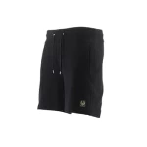 Belstaff Black Logo Shorts