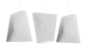 Blum Triple Hanging Pendant Light White 3x E27