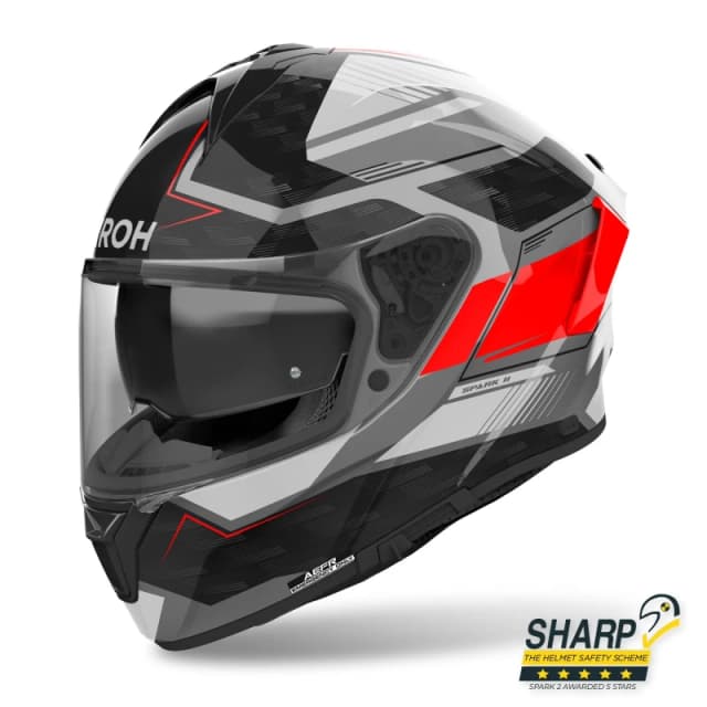 Airoh Spark 2 Zenith Red Gloss Full Face Helmet Size S