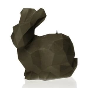Beige Large Rabbit Candle