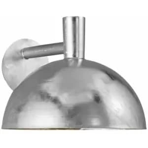 Nordlux Arki 35cm Outdoor Dome Wall Lamp Galvanized, E27, IP54