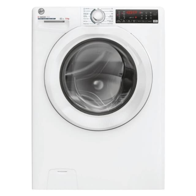 Hoover H-Wash 350 8kg Smart Washing Machine, 1400rpm, White, WiFi, A-Rated 31019882 White