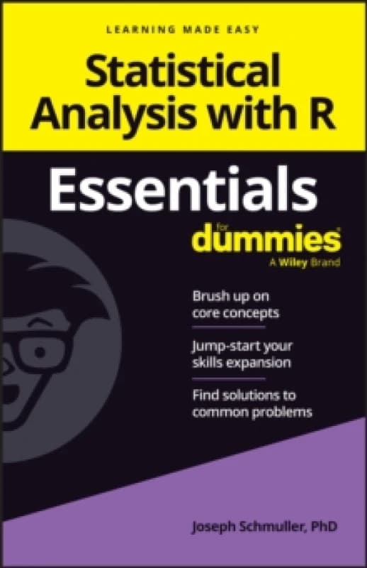 Statistical Analysis with R Essentials For Dummies Paperback / softback