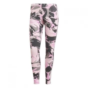 adidas Womens Camouflage 7/8 Leggings Fitted - Grey/Clear Pink