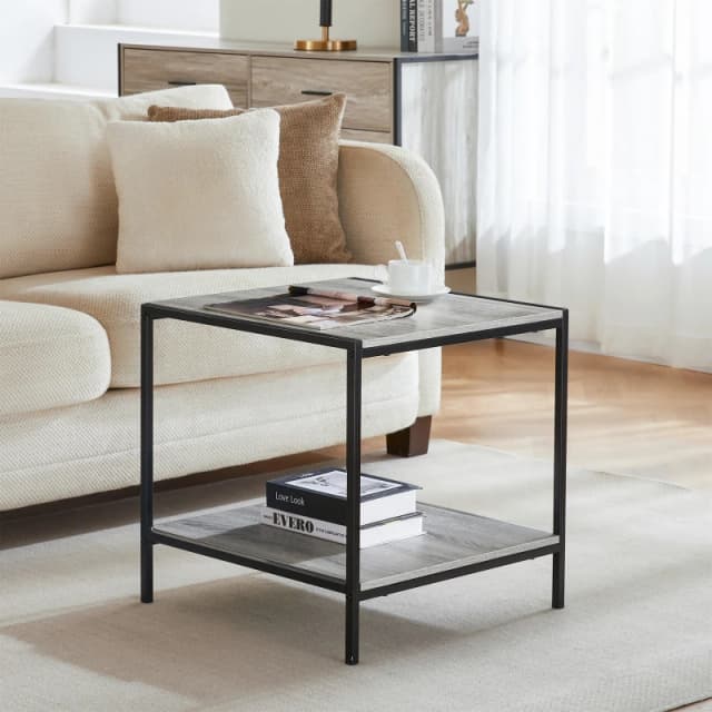 Lassic Vida Designs Brooklyn End Table Grey unisex One Size