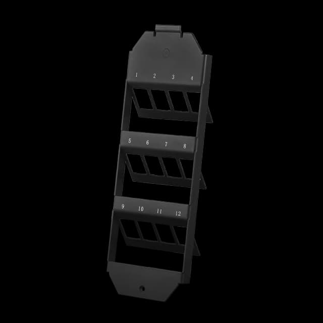 LogiLink Keystone floor box insert for 3 x 4 keystone modules. black